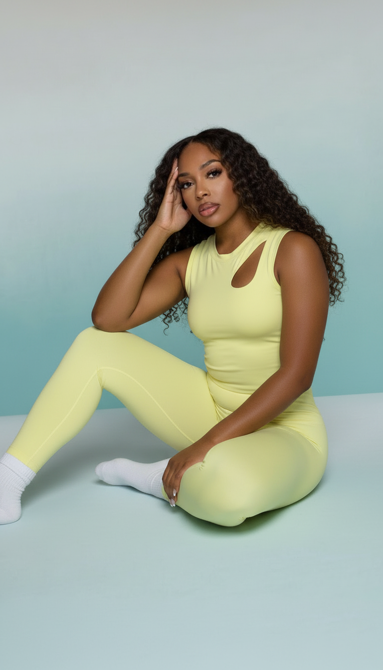 Cut-Out Athleisure Set