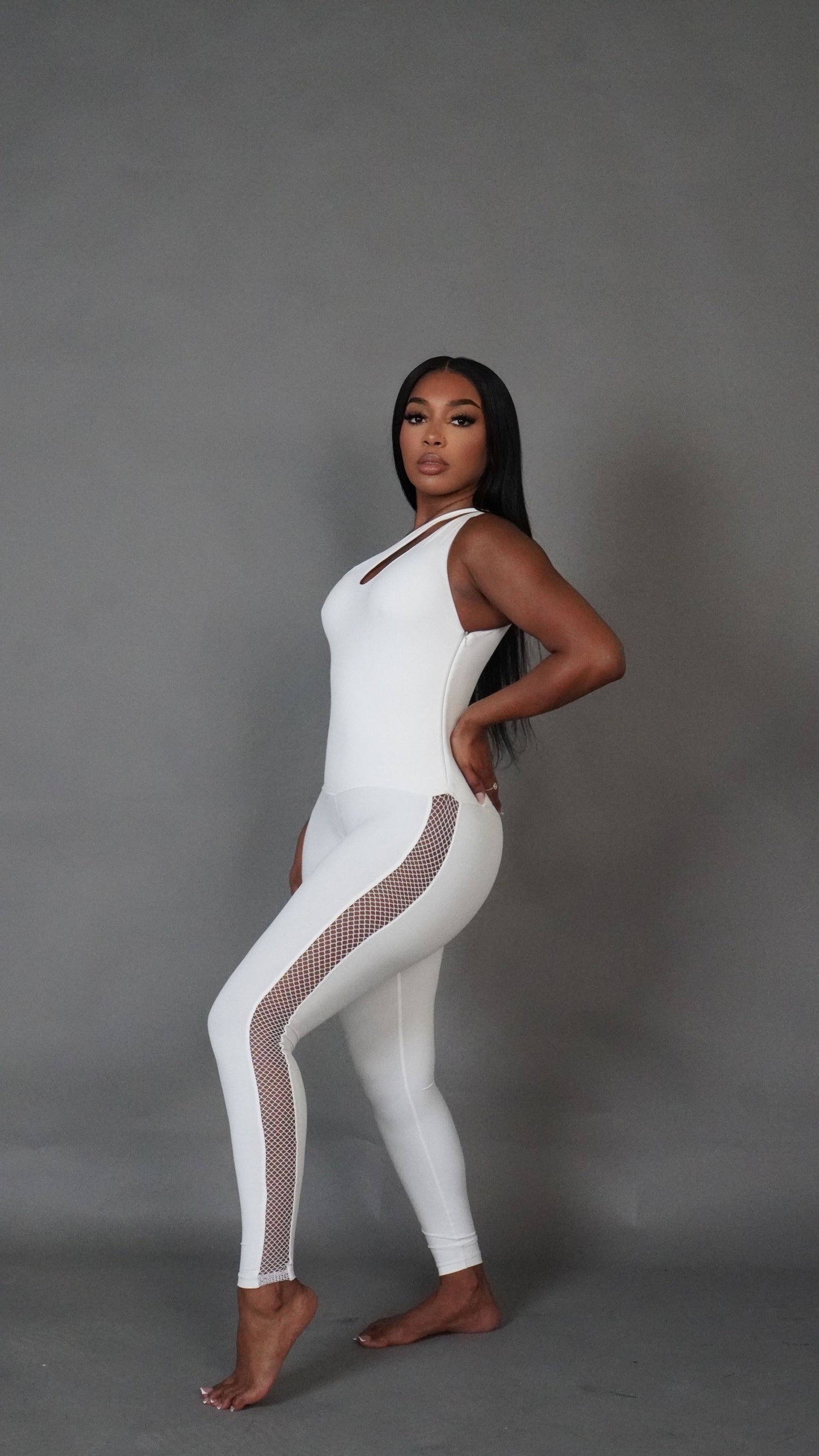 Power Mesh Bodysuit + Matching headband