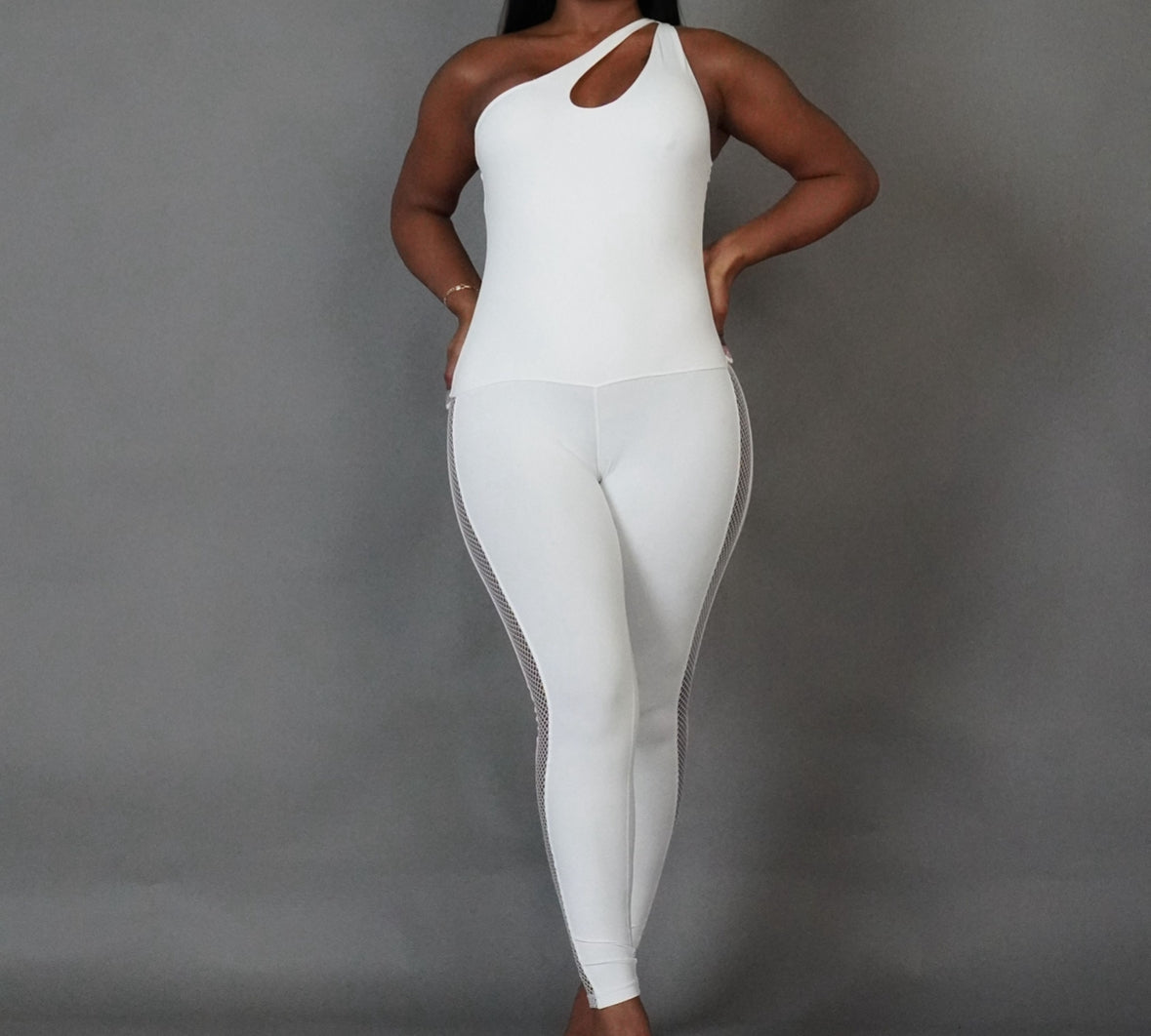 Power Mesh Bodysuit + Matching headband