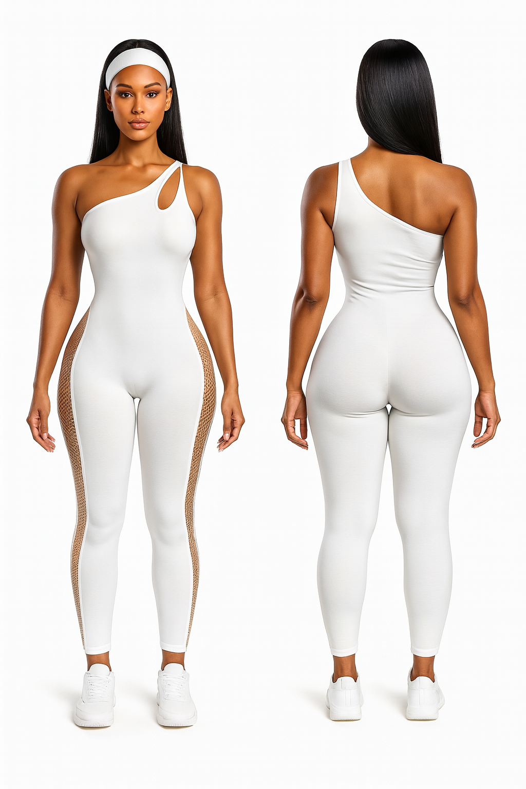 Power Mesh Bodysuit + Matching headband