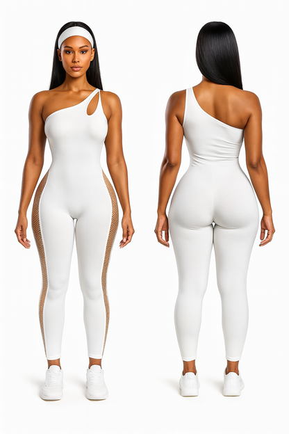 Power Mesh Bodysuit + Matching headband