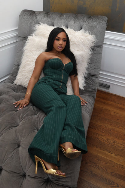 Emerald Empire Corset Set