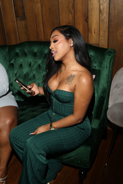 Emerald Empire Corset Set