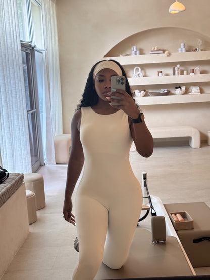 White Heat Bodysuit + Matching Headband