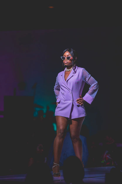 💜 The Lavender Luxe Blazer