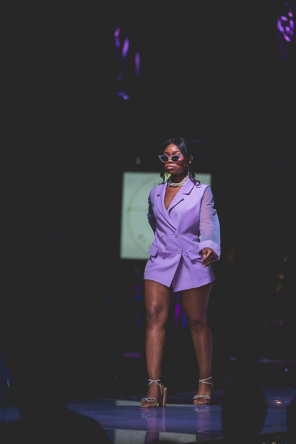 💜 The Lavender Luxe Blazer