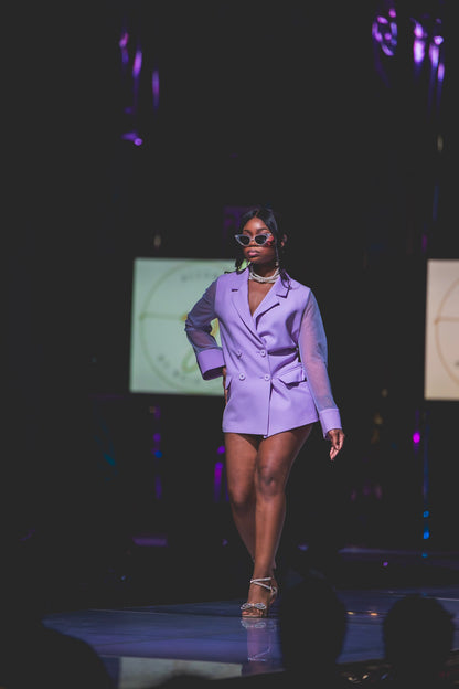 💜 The Lavender Luxe Blazer
