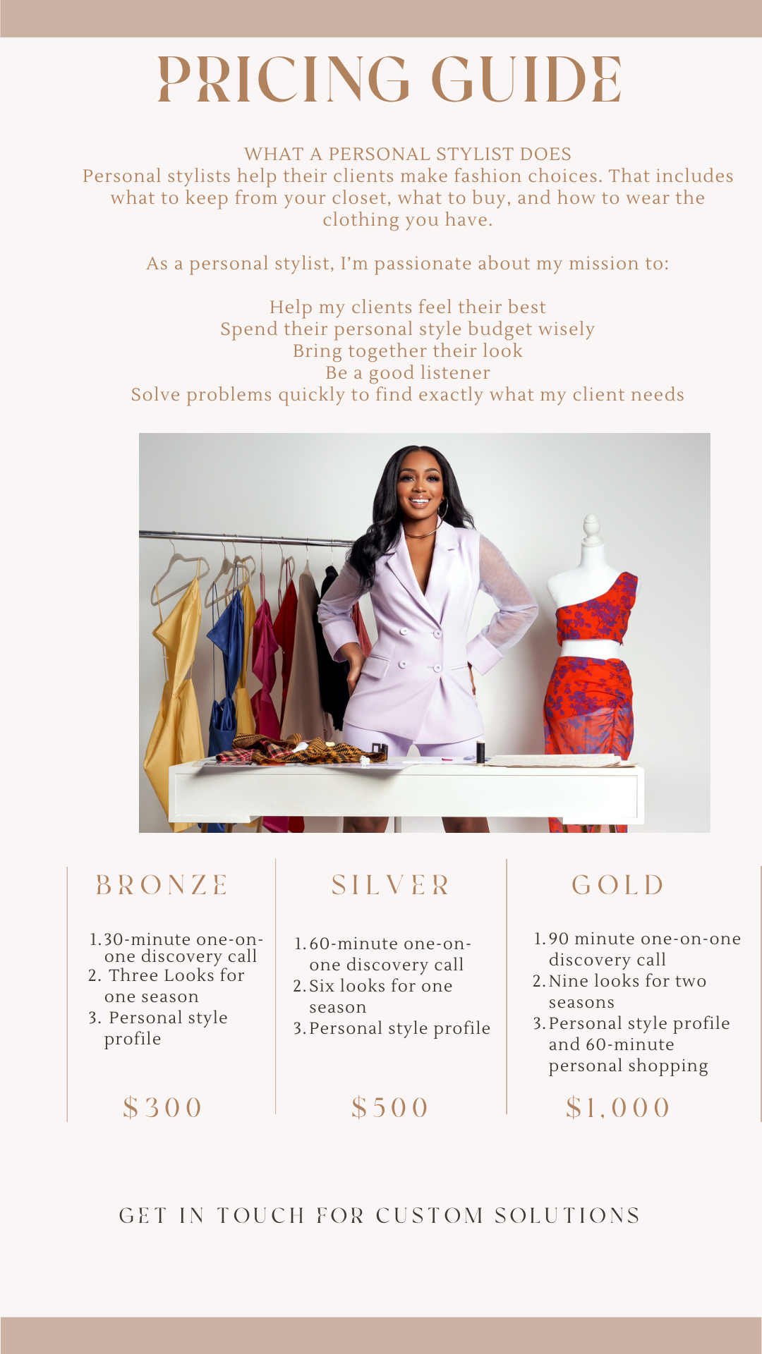 Bronze Styling Service
